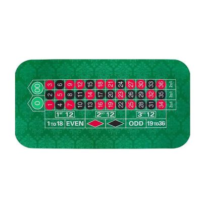 WUHUQN Professional Poker Mat Portable Poker Table Layout Anti-Slip Rubber Roulette Game Layout Table Top Cover, Poker Mat with Carrying Bag, 8 Players Game Layout Mat