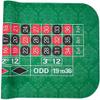 WUHUQN Professional Poker Mat Portable Poker Table Layout Anti-Slip Rubber Roulette Game Layout Table Top Cover, Poker Mat with Carrying Bag, 8 Players Game Layout Mat view 2