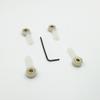 4PCS RC Airplane Landing Gear Front Wheel Steering Arm Nylon Servo Suspension Arm for RC Plane Helicopter Aircraft DIY Model Plane Parts (4.1mm Hole) view 2