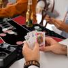 WUHUQN Poker Mat - Portable Professional Poker Mat,Folding Poker Mat, 10 Player Professional Rubber Texas Poker Mat, Players Game Layout Mat view 3