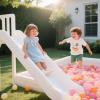 GOGOSO Ball Pit Balls for Toddler, Baby Plastic Playballs Kids Soft Pastel Pelotas Non-Toxic BPA-Free 3pink+Orange+Yellow, 1000 Balls view 4