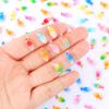 100 Pieces Tiny Peacock Decor for Dollhouse Miniatures Resin Animals for Crafts Tiny Things for Fairy Garden Micro Landscaping Decoration view 2
