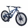 1:8 Scale Alloy Mini Mountain Bike Toy DS Dual Slalom Bicycle Model Die-Cast Bike Cake Topper Desktop Decoration Crafts for Cycling Lovers Bicycle Racers Athletes Children Boys and Girls (Blue) view 1