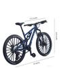 1:8 Scale Alloy Mini Mountain Bike Toy DS Dual Slalom Bicycle Model Die-Cast Bike Cake Topper Desktop Decoration Crafts for Cycling Lovers Bicycle Racers Athletes Children Boys and Girls (Blue) view 2