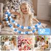 GOGOSO Ball Pit Balls for Toddler, Baby Plastic Playballs Kids Soft Pastel Pelotas Non-Toxic BPA-Free Pearl Blue+Light Blue+White 50 Balls view 3