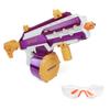 COSMOXTOYS Sirius 270 FPS Gel Ball Blaster, Full Auto Electric Blaster with Metal Gearbox, Aluminum Barrel, 1500 Round Magazine & UV Glow, Ages 14+ - Purple Pro Max view 1