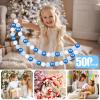 GOGOSO Ball Pit Balls for Toddler, Baby Plastic Playballs Kids Soft Pastel Pelotas Non-Toxic BPA-Free Pearl Blue+Light Blue+White 500 Balls view 4