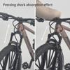 1:8 Scale Die-Cast Mini Mountain Bike Toy Miniature Finger Bicycle Model Alloy Cake Topper Desktop Decoration Crafts for Cycling Lovers Bike Racers Athletes Children Boys and Girls (Purplish Red) view 2