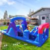 22FT(L) Commercial Bounce House for Big Kids 3-8, Inflatable Obstacle Course with 950W Blower,Large Slide,Dual Tunnels, Climbing Wall, Wet Dry Pool for Party Backyard Outdoor Fun view 1
