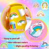 100PCS Cute Rainbow Stickers Pack  Colorful Waterproof Vinyl Decals for Kids, Teens & Girls, Perfect for Water Bottles, Notebooks, Skateboards, Laptops & More view 2
