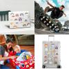 100PCS Cute Rainbow Stickers Pack  Colorful Waterproof Vinyl Decals for Kids, Teens & Girls, Perfect for Water Bottles, Notebooks, Skateboards, Laptops & More view 3