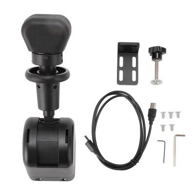 AYNEFY Pc USB Handbrake, Handbrake Real Car Handbrake Valve Handle Truck Game Handbrake, Handbrake for Games with G27 G29 G920 G923 T300 T Gt, Large Brake Handle