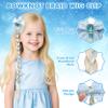 KKONES Princess Dresses for Girls, Light Up Princess Costume with Cape, Birthday Halloween Party Gift for Toddler Age 3-8 Year Old view 2