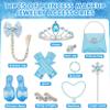 KKONES Princess Dresses for Girls, Light Up Princess Costume with Cape, Birthday Halloween Party Gift for Toddler Age 3-8 Year Old view 4