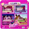 Barbie Mini Land Movie-Inspired Vehicle Collection, Includes 8 1.5-inch Dolls & 4 Vehicles Inspired by The Film view 1
