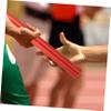 Anneome 4pcs Reusable Relay Sticks Lightweight Transfer Poles for School Competitions Safe Grip for Boys and Girls for Events view 3