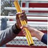 Anneome 4pcs Reusable Relay Sticks Lightweight Transfer Poles for School Competitions Safe Grip for Boys and Girls for Events view 4