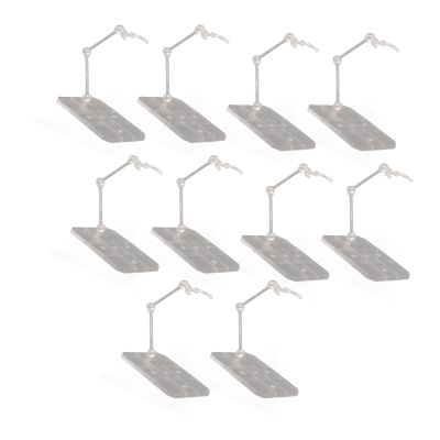 Premium Acrylic Action Figure Stand 10 Sets Transparent Doll Model Support Holder for Figure Collection