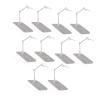 Premium Acrylic Action Figure Stand 10 Sets Transparent Doll Model Support Holder for Figure Collection view 1