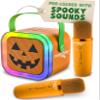 Move2Play, Halloween Karaoke Machine | Spooky Soundtrack & Voice Effects | Includes 2 Microphones | Bluetooth Wireless Music Player | Indoor & Outdoor Halloween Decoration for Kids & Adults view 1