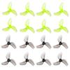 16pcs Gemfan 31mm propellers 3-Blade 1.0 Shaft 1219S PC Propeller for FPV Tinywhoop Micro Drone 0702 29000KV DIY Parts view 1