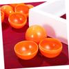 Totority 60pcs Openable Lottery Balls for Party Games Raffle Balls for Fun Activities Fill Surprises for Events Lightweight and Portable Each of Orange and Green view 4