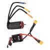 1450KV Brushless Motor with 150A ESC, 4 Pole Rotor Motor Kit for 1/7, 1/8 Scale RC Car Modification view 1