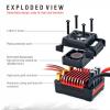 1450KV Brushless Motor with 150A ESC, 4 Pole Rotor Motor Kit for 1/7, 1/8 Scale RC Car Modification view 3