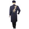 80s Vintage Embroidered Coat and Hat Military Look 2 Piece Collection - Medium view 3