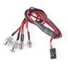 DIY 4LED Headlight Taillight Light Kit for RC Car Truck Accessories view 4