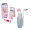 Toddler Playset Pretend Play Soft Toys and Bag Pink Purple Tie Dye with Matching Accessories Personalized with Custom Name view 2