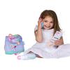 Toddler Playset Pretend Play Soft Toys and Bag Pink Purple Tie Dye with Matching Accessories Personalized with Custom Name view 4