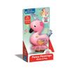 Clementoni Baby Fancy Flamingo Interactive Rattle with Melodies, Children 3 Months+ Rattle with Balls, Sound Effects and Suction Cup for Moment Feeding, Stimulates Senses and Manuality, 17492 view 2