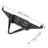 1/10 Car Front Bumper, Steel RC Crawler Bumper with LED Lights Upgraded Part for Axial SCX10 90046 view 3