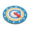 Alipis Wooden Educational Teaching Clock for Boys and Girls Multi-Functional Learning Tool Bright Colors and Smooth Edges for Math Skills Development Home and Classroom Activities view 1