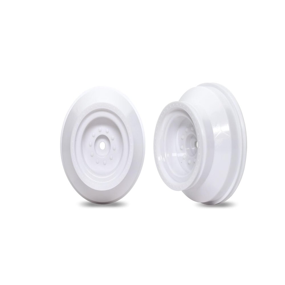 Traxxas 3664-WHT - Bigfoot 4X4 Brushless 2.0/3.0 Dual Profile Wheels, White (2)
