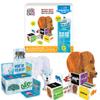 CreateOn Eric Carle Brown Bear with Polar Bear Bonus Set Magnetic Tiles, Building Set for Kids, Magnetic Building Toys for Kids, STEM Toys for Boys and Girls Ages 3+, 24 Piece view 1