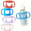 4 Pcs Baby Bottle Handles, Silicone Bottle Handles for Dr Brown Narrow Baby Bottles, Baby Bottle Holder with Easy Grip Handles to Hold Their Own Bottle, BPA Free view 1