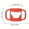 4 Pcs Baby Bottle Handles, Silicone Bottle Handles for Dr Brown Narrow Baby Bottles, Baby Bottle Holder with Easy Grip Handles to Hold Their Own Bottle, BPA Free view 2
