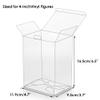 100 Pack Protector Covers for Funko Pop 4" Figures, Ultra Thick 0.5mm Crystal Clear Heavy Duty Display Box for Collectible Vinyl Figurines Storage view 2