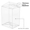 100 Pack Protector Covers for Funko Pop 4" Figures, Ultra Thick 0.5mm Crystal Clear Heavy Duty Display Box for Collectible Vinyl Figurines Storage view 3