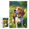 Wooden Beagle Dog Puzzle 1000 Pieces for Adults, Perfect for Challenging Game Nights view 1
