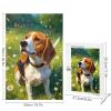 Wooden Beagle Dog Puzzle 1000 Pieces for Adults, Perfect for Challenging Game Nights view 2