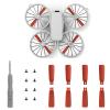 8pcs Flip Propellers Blades Props for DJI Flip, Replacement Quick Release Wing Blade Drone Propellers Spare Parts (Red) view 1