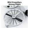 8pcs Flip Propellers Blades Props for DJI Flip, Replacement Quick Release Wing Blade Drone Propellers Spare Parts (Red) view 4