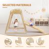 (2025 New) JOYMOR 8-in-1 Indoor Jungle Gym for Kids and Toddlers 3-6Y with Hanging-Bridge and Swing, Wooden Indoor Playground with Slide, Blackboard, Ladders for Toddler Climbers view 4