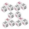 Abaodam 75pcs Portable Poker Dice Fun Party Game Props for Ktv Bars and Gatherings Unique Letter Dice for Creative for view 4
