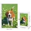 1000 Piece Beagle Dog Breed Puzzle for Adults, Wooden Jigsaw for Challenging Fun view 2