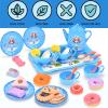Amplov 42-Piece Princess Tea Party Set  Kids Pretend Play Tea Set with Desserts & Carrying Case  Kitchen Toy for Little Girls, Toddlers Ages 3-8 view 4