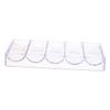 Abaodam Acrylic Poker Chip Rack 100 Pack Display Case Chip Holder Box Bead Organizer Box view 1